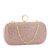 Geanta clutch roz cu pietricele L-1061 05