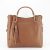 Geanta din piele naturala Ariana 123, 33x30x13 cm, Camel