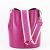 Geanta tip sac din piele naturala 8951 119 Fucsia