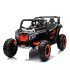UTV electric Kinderauto Warrior 4×4, 120W, 12V, 7Ah, pentru copii 2-6 ani, echipare Premium, rosu