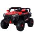 Masinuta electrica 4×4 Kinderauto SuperCar, 100W 12V, cu scaun tapitat, music player, pentru copii 2-5 ani, albastra