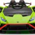 Masinuta electrica cu functie drift Lamborghini Huracan STO, putere 500W, 24V, echipare Premium, alb