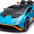Masinuta electrica pentru copii Lamborghini Huracan STO 12V 80W Premium, verde