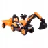 Mini excavator electric Kinderauto BJXZ219B 35W 6V,cu incarcator electric si remorca, albastru