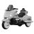 Motocicleta electrica pentru copii Chopper Royce, 80W 12V, telecomanda, bluetooth, culoare alba