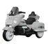 Motocicleta electrica pentru copii Chopper Royce, 80W 12V, telecomanda, bluetooth, culoare rosie