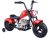 Motocicleta pentru copii intre 5 si 9 ani, Kinderauto Old School, 300W, 24V, cu roti gonflabile, scaun tapitat, premium, rosu