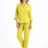 Bluza casual galbena cu maneca scurta