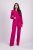 Pantaloni evazati de culoare fucsia