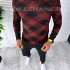 Pulover barbati gros slim fit grena T3636 35-3