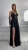Rochie eleganta lunga din voal negru