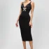 Rochie eleganta roz prafuit vaporoasa cu slit pe picior