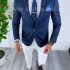 Costum barbati slim fit + Vesta B4220