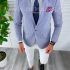 Sacou barbati in carouri  slim fit B4242 45-1.2