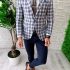 Sacou barbati bleumarin slim fit ZR A3911  U3