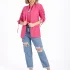Sacou dama casual roz prafuit