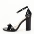 Sandale aurii cu toc gros BL720 130