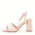 Sandale roz somon cu toc BL6522 130