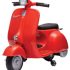 Motocicleta pentru copii, Kinderauto Chopper 350W, 36V, cu roti gonflabile, scaun tapitat,culoare rosie