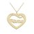 Tokyo – Colier din argint 925 placat cu aur galben 24K cu inimioara personalizata
