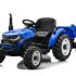Tractoras electric pentru copii, Kinderauto 1804, 90W, 12V 10Ah, cu remorca basculabila, rosie