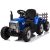 Tractoras electric pentru copii, Kinderauto BJ-611, 70W, 12V, echipare, PREMIUM cu remorca si telecomanda, albastru