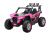 UTV electric 4×4, pentru 2 copii, Kinderauto RZR2000, 180W, 12V, echipare PREMIUM, roz