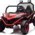 UTV electric pentru 2 copii, Kinderauto Dune-Buggy, 4×4, 200W, 12V, cu roti MOI, rose