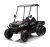 UTV electric pentru 2 copii, Kinderauto Gladiator, putere 180W, 12V, echpare PREMIUM, bluetooth, negru