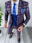 Costum barbati slim fit + Vesta B4220