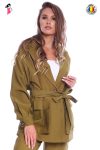 Sacou dama casual de culoare kaky