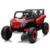 UTV electric Kinderauto Warrior 4×4, 120W, 12V, 7Ah, pentru copii 2-6 ani, echipare Premium, rosu