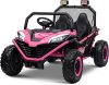 UTV electric pentru 2 copii Kinderauto Dune-Buggy 300W 24V, cu roti MOI, culoare Rose