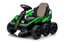 UTV electric pentru 2 copii Kinderauto MoonRider 6×6 300W 24V premium, verde