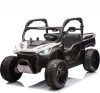 UTV electric pentru 2 copii Kinderauto Ranger 4×4 Sport 300W 24V premium, culoare alba