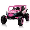 UTV electric pentru copii, Kinderauto Warrior, 4×4, 120W, 12V 7Ah, echipare Premium, culoare roz